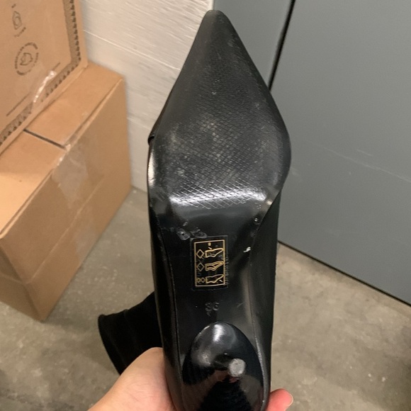 Aldo y2k pointy toe kitten heels Black Women's Boots - Picture 5 of 6